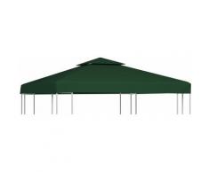 Youthup - Pavillon Abdeckung Ersatzdach 310 g/m² Grün 3×3 m - Grün
