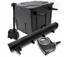 Set: Bio Teichfilter 12000l 72W UVC Teichklärer 80W Pumpe Springbrunnenpumpe