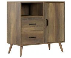 Kommode für Kinderzimmer, Sideboard für Wohnzimmer, Küche, Aufbewahrungsschrank, mit 1 Schublade, 1