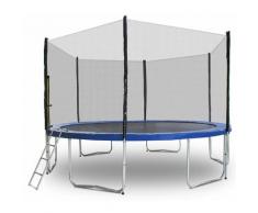 Trampolin 400 Outdoor Gartentrampolin Komplettset 4,00m 400 cm Modell 2019 mit extra verstärkten