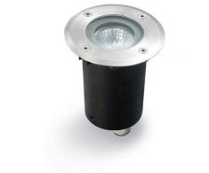 Leds-C4 Gea - 1 leichte runde Einbauleuchte aus rostfreiem Stahl Aisi 316 IP67, GU10