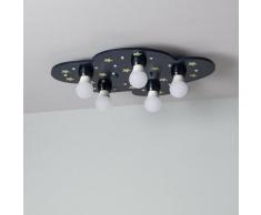 Ledkia - Deckenleuchte Cosmon Kinderzimmer Blau - Blau