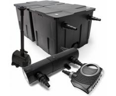Set: Bio Teichfilter 60000l 36W UVC Teichklärer 80W Pumpe Springbrunnenpumpe