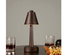 Devenirriche - Wiederaufladbare kabellose LED-Tischlampe, dimmbare LED-Nachttischlampe mit