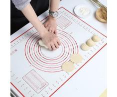 Silikon Backmatte, 60x40cm Backmatte Antihaft Rollout Mat - Thsinde