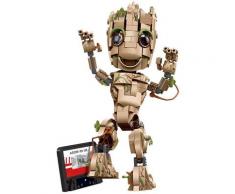 Heguyey - Marvel Ich Bin Groot Spielzeug zum Bauen, Set mit Baby Groot-Figur aus Guardians of The