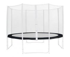 Sixbros. - Randabdeckung Schwarz für Gartentrampolin 4,60 M - Ersatzteil Federabdeckung PVC