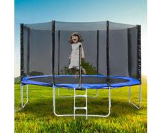 Gartentrampolin 6FT ø 183 cm Spiele für Kinder und Erwachsene im Freien mit