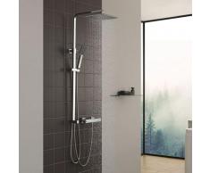 Duschsäule ohne Wasserhahn Regendusche Duscharmatur Duschkopf Duschsystem inkl Handbrause Shower