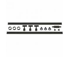 1-Phasen Schienensystem Aufbauschiene, Starter-Set, 3 Spots, schwarz, 2000 mm EEK A+ [Spektrum A++