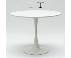Ahd Amazing Home Design - Tulpe schwarz-weiß runder Tisch für Bar und Wohnzimmer 80cm Tulipan |