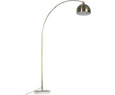 Bogenlampe, Bogenstandleuchte, Stehlampe mit Marmorbasis, Stehleuchte mit Verstellbarem Schirm,
