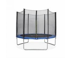 Rundes Trampolin Ø 305cm blau mit Schutznetz - Mars - Gartentrampolin 3m 300cm | PRO Qualität. |