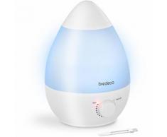 Luftbefeuchter Led-Licht Humidifier Raumbefeuchter Diffuser 7 Farben 23 W