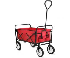 Bollerwagen faltbar Handwagen Gartenwagen Strandwagen, Transportkarre, Getränkehalter mit