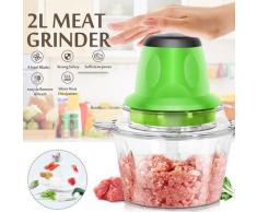 2L elektrische Fleischwolf Fleischwolf Küchenwerkzeug Fleisch Gemüse Obstmixer Mixer mit