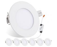 10er Set LED Einbauleuchten schwenkbar inkl. 10x 12W 1020LM, IP44, Einbauspots Decke 3.200K-6500K