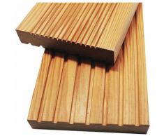 Terrassendielen aus Holz Lärche aris i Terrassenboden, Holzdiele i verschiedene Varianten i 8 m²