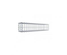 Gabione 100 cm x 20 cm x 20 cm (L x H x T), Maschenweite 5 cm x 10 cm, Spirale