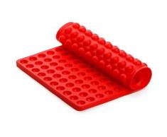 Litzee - Silikon Backmatte - 2cm Halbkugel Silikonmatte mit Noppen - 221er Backform für Hundekekse