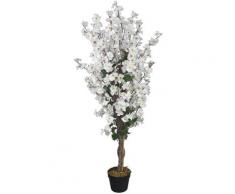 Kirschbaum Kunstpflanze Kunstbaum Baum Künstliche Pflanze Kirschblüte Künstlich Echtholzstamm