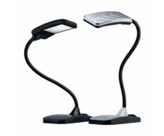 Schreibtischleuchte Ku.silber m.Standfuß u.USB-Anschluss m.LED