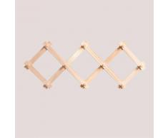 Sklum - Wandgarderobe aus Holz Ixi Kiefernholz - M M
