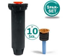 SET> 10x Rain Bird Versenkregner Typ 1804 inkl. Düsen Typ 18-VAN