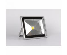 50W LED Außenstrahler Fluter Flutlichtstrahler, 3000K Warmweiß 4500 Lumen 230V IP65 Wasserdicht,
