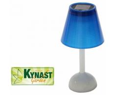 Solarlampe mit Schirm blau KYNAST GARDEN 19 cm hoch