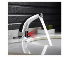 Auralum Automatischer Infrarot Armatur mit IR Sensor Wasserhahn Waschbeckenarmatur Mischbatterie