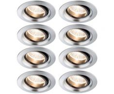 4 x Paulmann 926.77 Einbauleuchten Daz LED Set 2x7W schwenkbar Alu inkl. LED