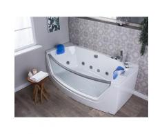 Whirlpool-Badewanne mit LED FUERTE