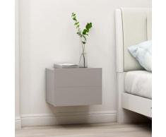 Nachttisch Grau 40 x 30 x 30 cm Spanplatte