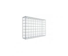 Gabione 100 cm x 70 cm x 20 cm (l x h x t), Maschenweite 10 cm x 10 cm, Spirale
