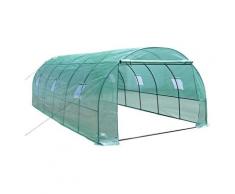 Estexo - Bogendach Gewächshaus Foliengewächshaus Tunnel Treibhaus Pflanzenhaus 6x3x2m