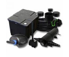 Filter Set 12000l Teich,18W Teichklärer,CTF ECO 20W Pumpe 25m Schlauch Skimmer CSP250 Springbrunnen