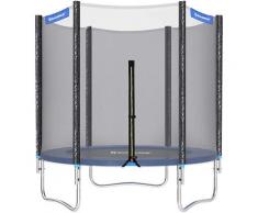 Songmics - Trampolin Ø183cm (keine Leiter), rundes Gartentrampolin mit Sicherheitsnetz,