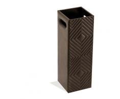 Fiona Regenschirmständer für den Eingang oder die Halle, 48,5x15,5x15,5cm - Braun - Versa