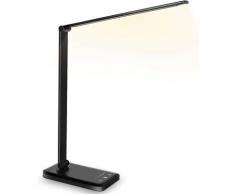 Schreibtischlampe LED mit 10W Wireless Charging, USB Ladeanschluss, BIENSER Bürolampe Tischlampe