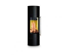 Olsberg Kaminofen PALENA Compact 5 kW Ofen Kamin Holz Holzofen Stahl/Schwarz