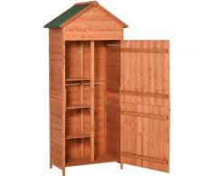 Holz Gerätehaus Geräteschuppen Gartenschrank Geräteschrank Gartenhaus 90x50x190