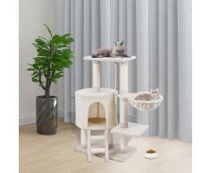 MC - Star Kratzbaum 96 cm Katzenbaum Kletterbaum für Katzen Spielturm mit Plüsch-Hängematte und