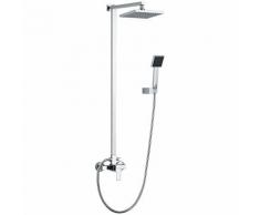Auralum Duschsystem ohne Thermostat für Bad | Regendusche mit Armatur | Badezimmer Duscharmatur