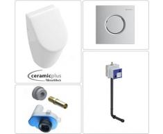 Bäder Boutique - Villeroy & Boch Subway Urinal mit Beschichtung und Geberit Zubehör in chrom