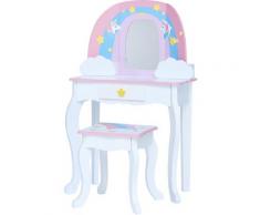 Fantasy Fields Von Teamson Kids Little Dreamer Regenbogen Schminktisch Schminktisch mit Spiegel,