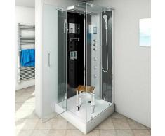 Dampfdusche Duschtempel Sauna Dusche Duschkabine D38-13L3 90x90cm OHNE 2K Scheiben Versiegelung
