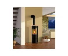 Olsberg Kaminofen TIPAS II Compact 4 kW Ofen Kaminofen Holzofen Stahl/Schwarz/Caffe Coretto