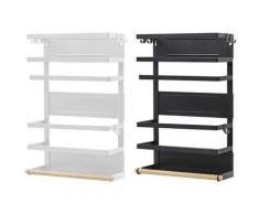 Wyctin - 2x Kühlschrank Hängeregal Gewürzregal Regal Küche Organizer Aufbewahrung mit