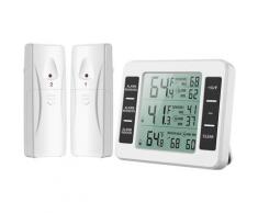 Kühlschrank-Thermometer, Kühlschrank-Thermometer mit Gefrieralarm, drahtloses